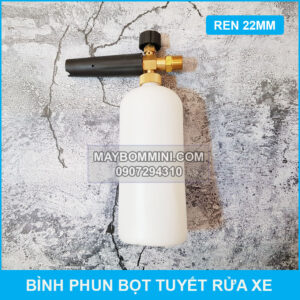 Binh Phun Bot Tuyet Rua Xe Noi Ren Ngoai 22mm