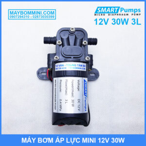 Bom Nuoc Mini 12V 30W Smartpumps Khong Cong Tac