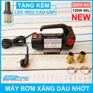 May Bom Xang Dau Nhot 220V 120W 60L Smartpumps