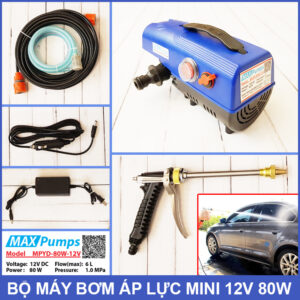 Bo May Bom Ap Luc Mini 12V 80W Maxpumps MPYD 80W 12V
