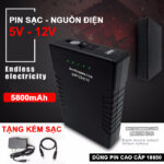 Box Pin Sac Du Phong USB 5V 12V 5800mah