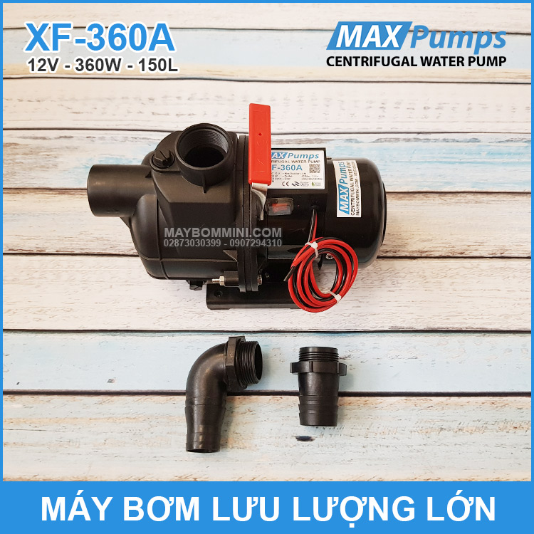 Bom Nuoc Mini 12v Luu Luong Lon XF 360A
