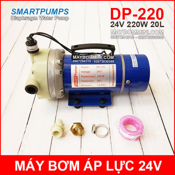 May Bom Ap Luc 24V 220W 20L Smartpumps