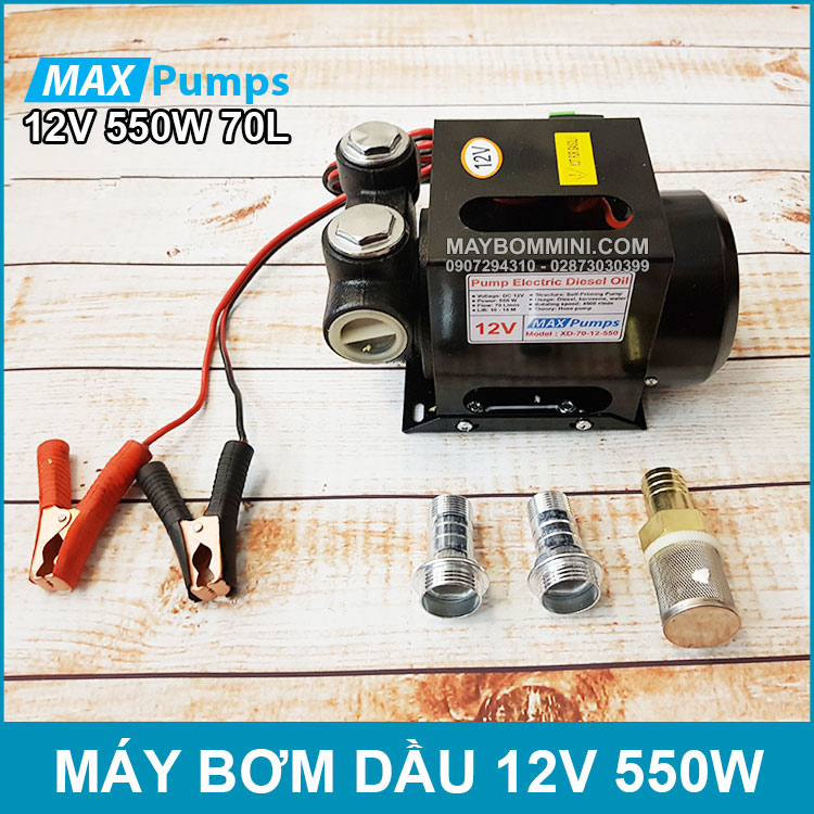 May Bom Dau 12V 550W 70L Maxpumps