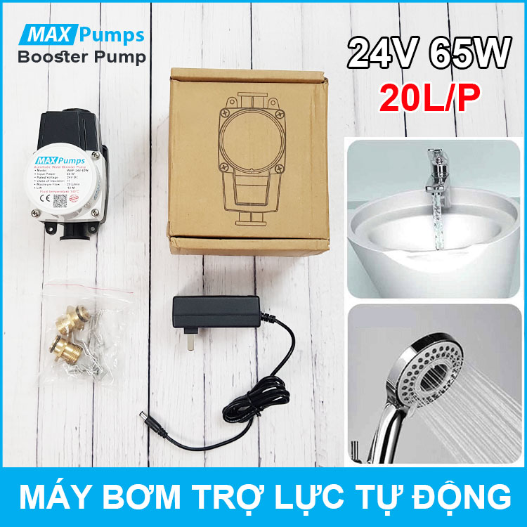 May Bom Tro Luc Nuoc Gia Dinh 24V 65W