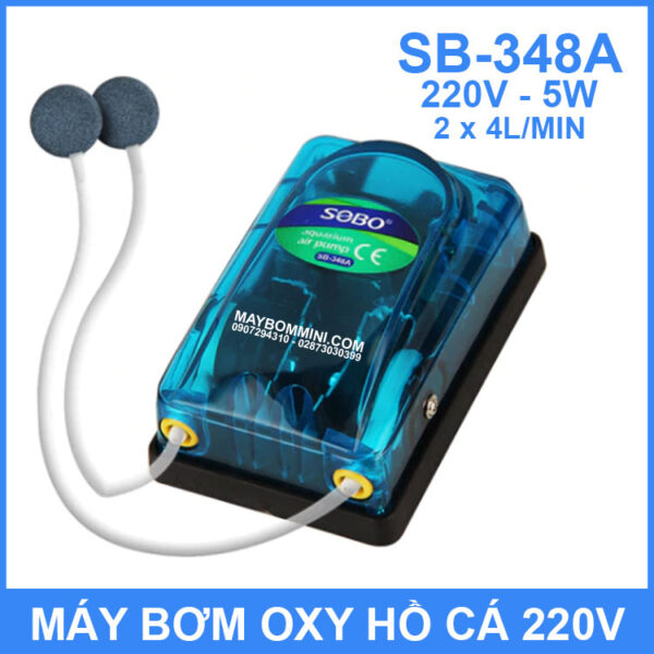 May Bom Oxy 220V 5W 8L SB 348A