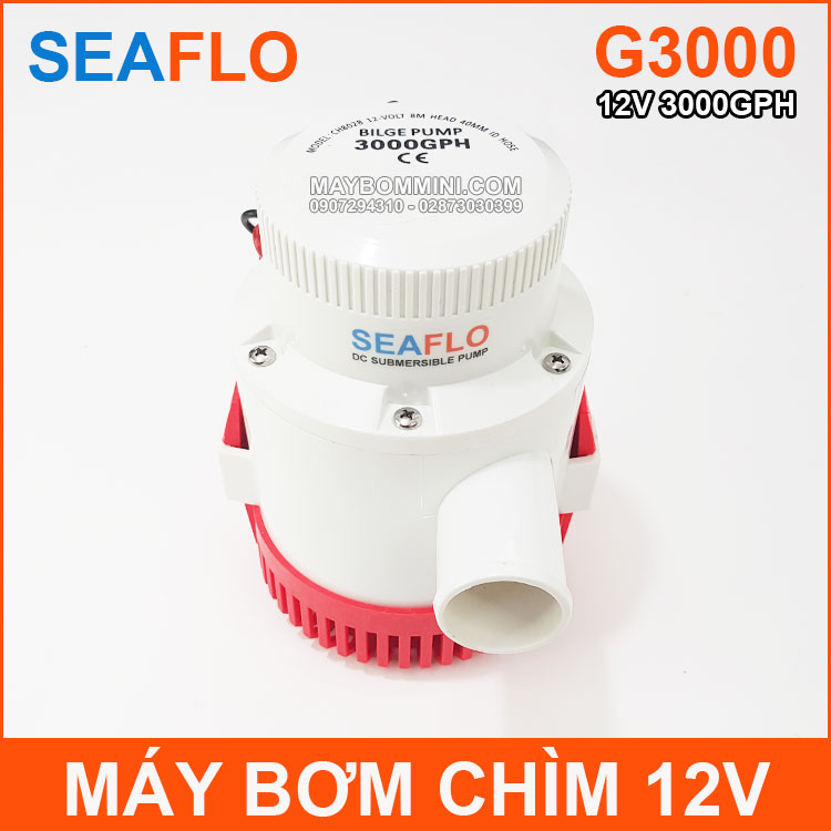 May Bom Chim 12v 3000GPH Seaflo