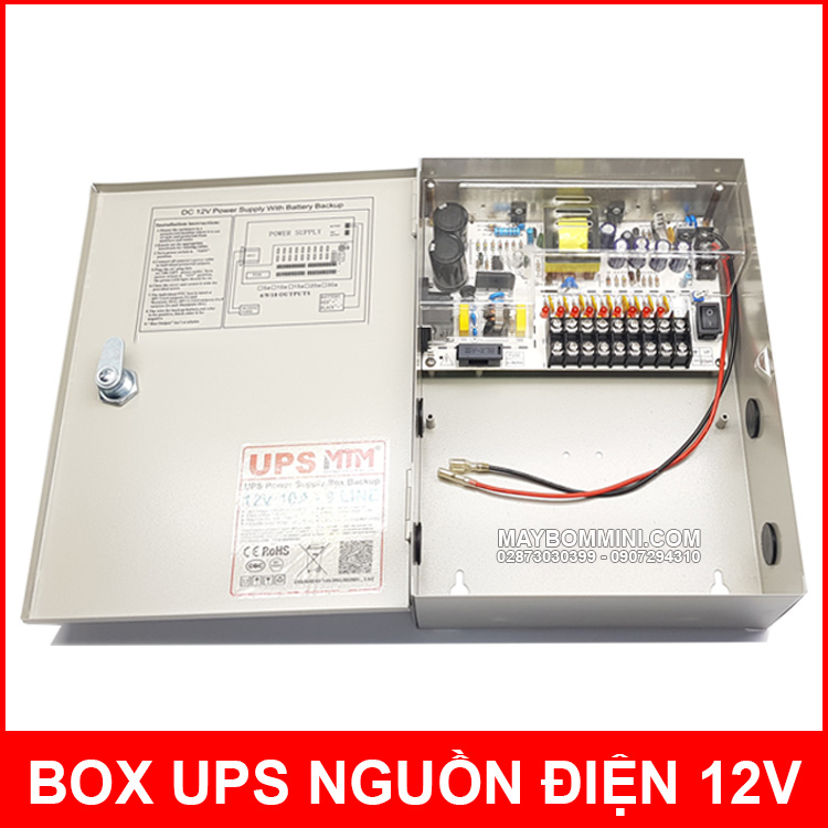 Box Ups Nguon Dien Du Phong 12V 10A MTM Chinh Hang
