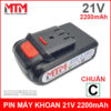 Pin May Khoan Ban Vit Cam Tay 21V 2200mah Chuan C