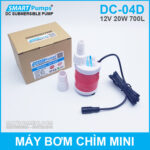 Ban May Bom Chim Mini 12v 700l 20w
