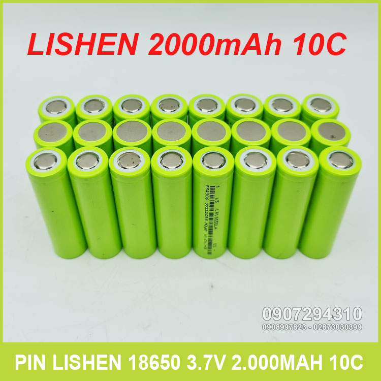 Pin 18650 Lishen Chinh Hang 10C