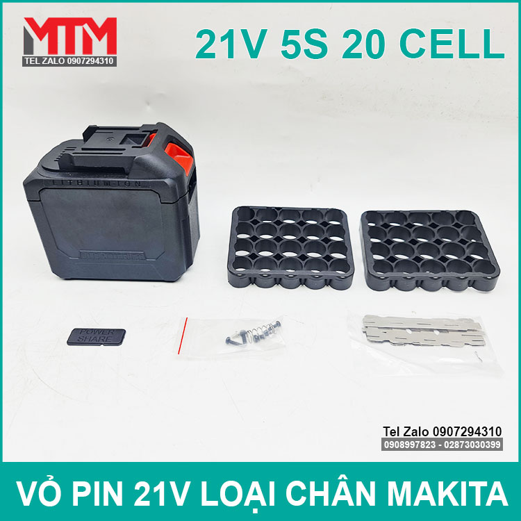 Bo Vo Pin Makita 20 Cell Chinh Hang