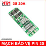 Mach Bao Ve Pin 12v 3s 20A