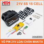 Vo Pin 15 Cell Makita Chinh Hang