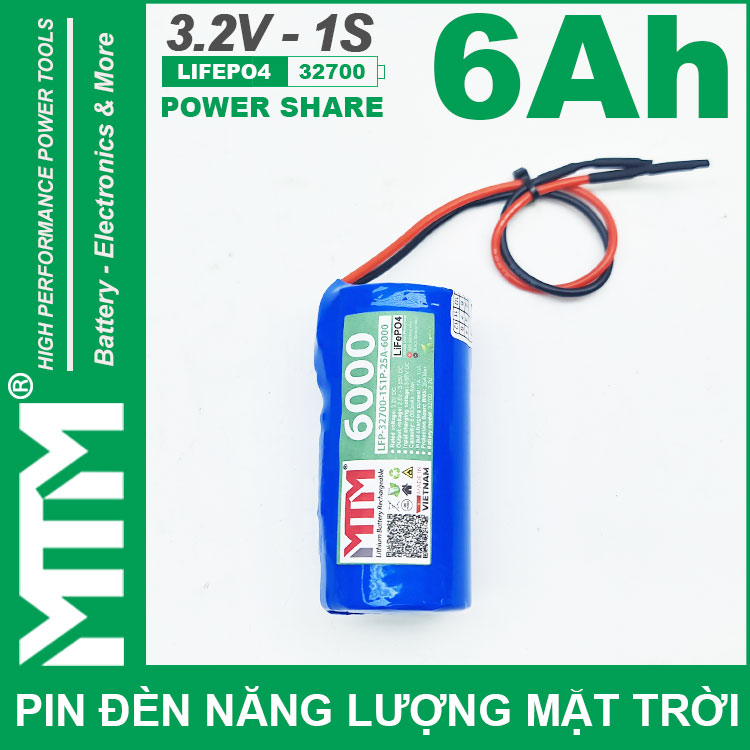 Pin Den Nang Luong Mat Troi 3v2 6Ah 6000mAh Cell Pin Sat Lifepo4 32700 Pin Den Nang Luong Mat Troi 3v2 6Ah 6000mAh Cell Pin Sat Lifepo4 32700