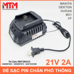 Bo Sac Pin Chan Pho Thong Makita Dekton M21 VF Hukan 18V 20V 21V Chinh Hang