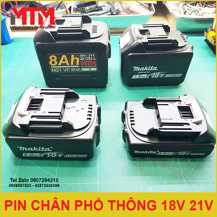 Pin Chan Pho Thong 18v 21v
