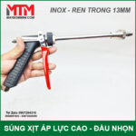 Sung Voi Phun Ap Luc Cao QM Inox Dau Nhon