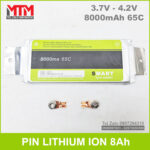 Pin Lithiun Ion 8000mah 65C
