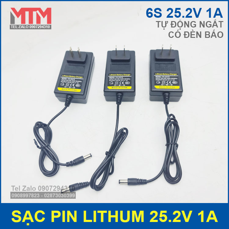 Ban Sac Pin Lithium Ion 25v 1a