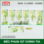Bec Phun Xit Chinh Tia 60mm