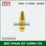 Bec Phun Xit Chinh Tia 60mm Cao Cap