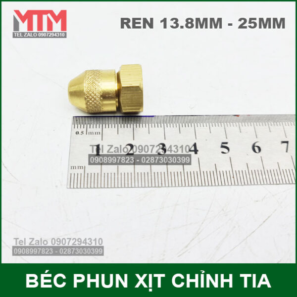 Bec Phun Tru Sau Kich Thuoc 25mm