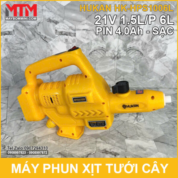 May Phun Xit Tuoi Cay Cam Tay Hukan 21V