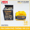 Pin Chan Pho Thong 21V 15 Cell 6Ah 5C Hukan