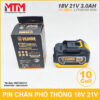 Ban Pin Chan Pho Thong 21V Hukan 10 Cell 3ah 5c