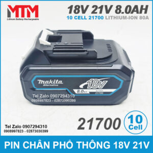 Pin May Khoan Be Tong 21V 18V 8ah Chan Pho Thong