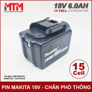 Pin Makita 15 Cell Sac Adapter