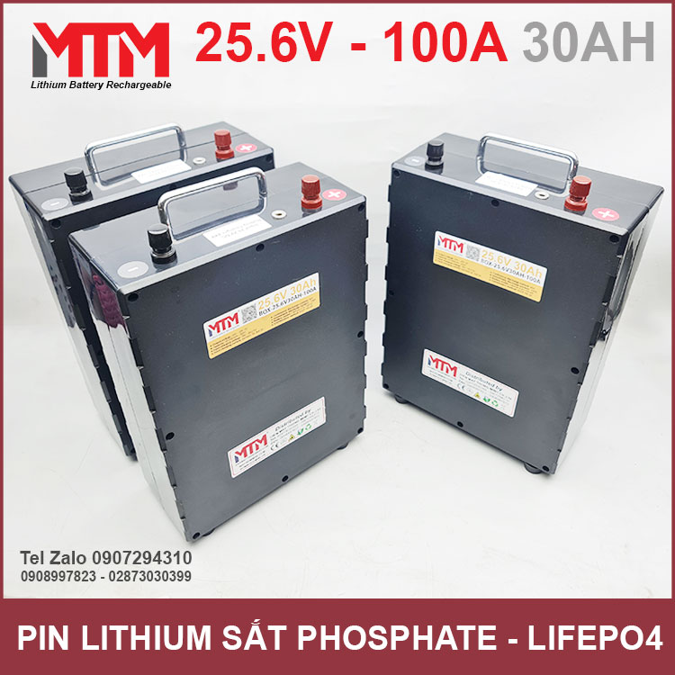 Pin Lithium Sat Phosphate 24V 30Ah 100A