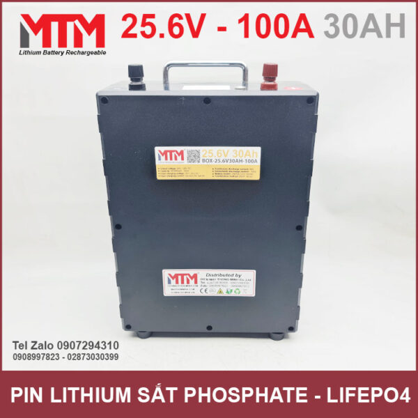 Ac Quy Pin Lithium 24V 30ah 100A