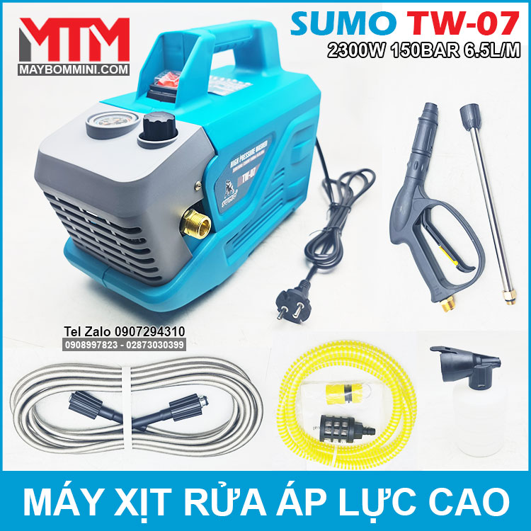 Cung Cap May Rua Xe Ap Luc Cao 220V 2300W 6L Sumo TW 07 Cung Cap May Rua Xe Ap Luc Cao 220V 2300W 6L Sumo TW 07