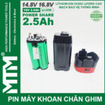 Pin May Khoan Chan Ghim 16v8 2ah 4cell MTM Cao Cap