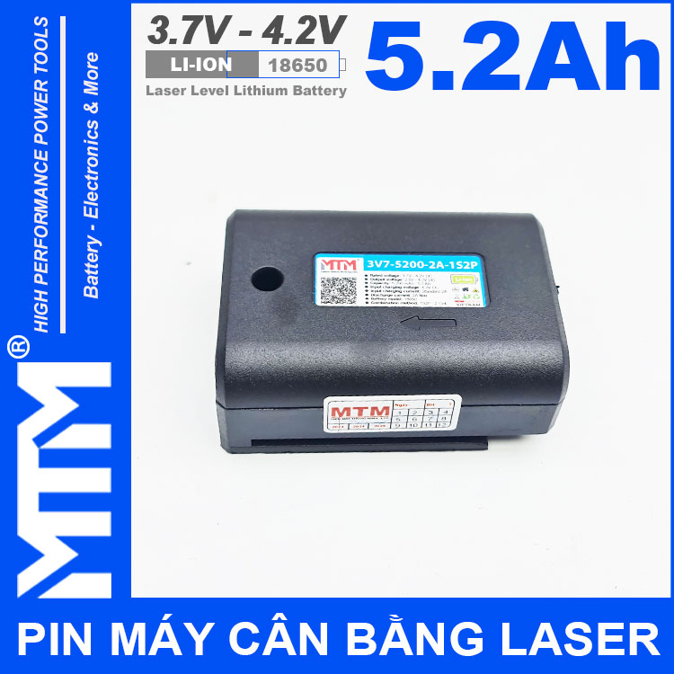 Pin May Ban Cot Can Bang Laser 5200MAh MTM Ngang Pin May Ban Cot Can Bang Laser 5200MAh MTM Ngang