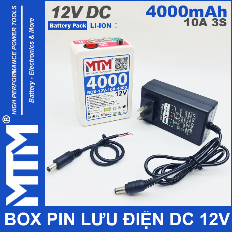 Bo Luu Dien DC 12V 10A 3S 4000mah MTM Chinh Hang Bo Luu Dien DC 12V 10A 3S 4000mah MTM Chinh Hang