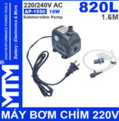 Ban May Bom Chim 220V 820L AP1550 LifeTech