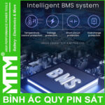BMS Binh Ac Quy Pin Sat 6V4 8Ah 2S2P Cell Pin Sat 26650 10A