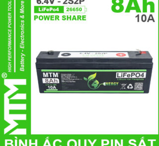 Chuyen Ban Binh Ac Quy Pin Sat 6V4 8Ah 2S2P Cell Pin Sat 26650 10A